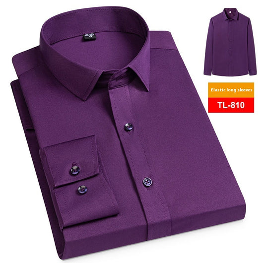 Camisa Casual Ejecutiva Manga Larga Stretch Sin Bolsillos - Image 20