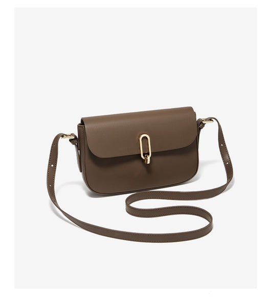 Bolsa Mensajero de Cuero Genuino Piel Vacuna Compartimentos Dobles - Image 19