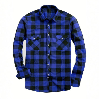 Camisa de Franela a Cuadros para Hombre - Uso Todo el Año - Image 4