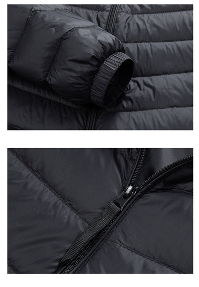 Chaqueta de Plumas para Hombre, Corte Slim Estilo Coreano - Image 22