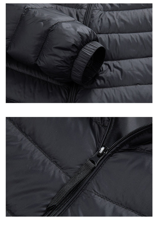 Chaqueta de Plumas para Hombre, Corte Slim Estilo Coreano - Image 22