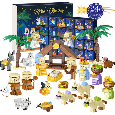 Juego de Bloques de Construcción Navideño - Caja de Regalo Perfecta - Image 3