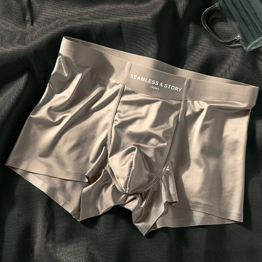 Calzoncillos de Seda de Hielo Lujo Satinado para Hombre - Image 2