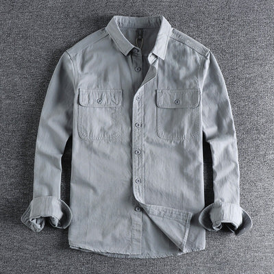 Camisa Overol Manga Larga con Diseño Moderno para Hombre - Image 19
