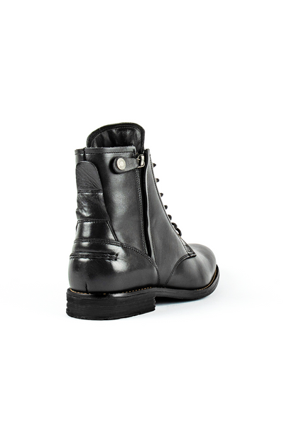 Botas Vaqueras Retro Hombre con Cordones Martin Punta Redonda Tacón Bajo - Image 19