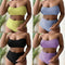 Bikini Talla Grande con Tubo y Cintura Alta - Diseño Realzador