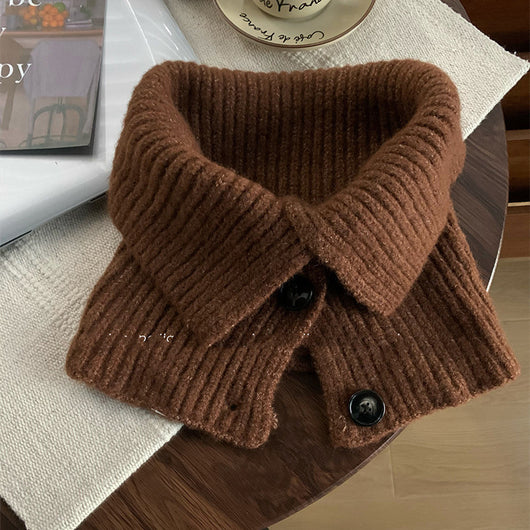 Bufanda Térmica Unisex de Color Liso para Otoño e Invierno - Image 11