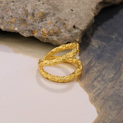 Anillo de Plata Esterlina Viento Frío - Diseño Personalidad Nicho - Image 10