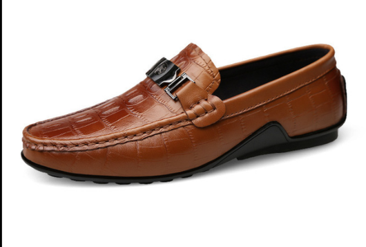 Zapatos Casuales de Cuero para Hombre - Estilo Ejecutivo Minimalista - Image 3