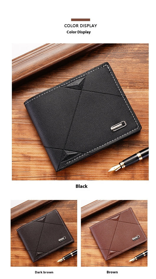 Billetera Delgada para Hombre con Múltiples Compartimentos - Cuero Suave Plegable - Image 17