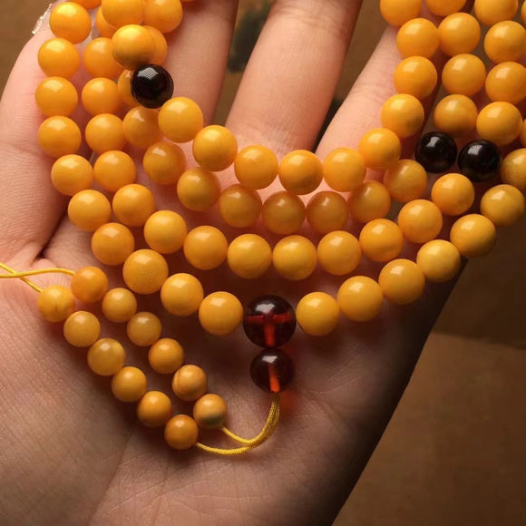 Pulsera de Bolitas de Cera de Abeja y Miel Natural