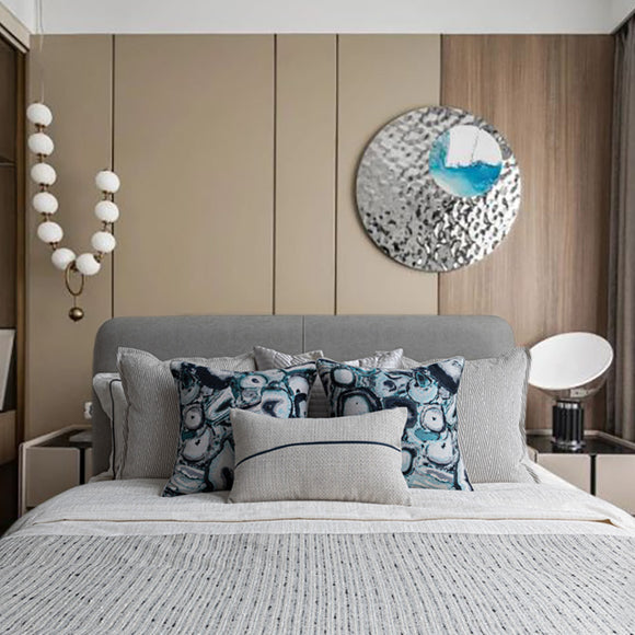 Funda de Almohada Artesanal con Borlas Suave y Acogedora