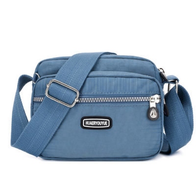 Bolsa Mensajero Cuadrada Pequeña de Nylon - Multicompartimentos Versátil - Image 12