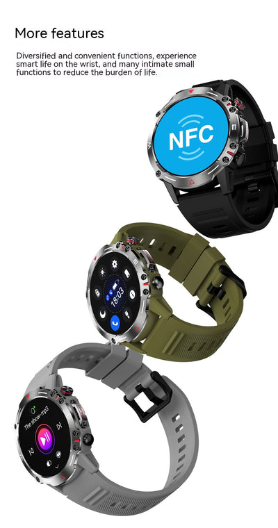 Reloj Inteligente HK87 con Llamadas Bluetooth, Monitor Cardíaco y Presión Arterial - Image 10