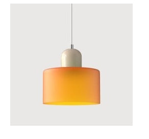 Lámpara Colgante Redonda de Vidrio Crema - Diseño Minimalista - Image 18