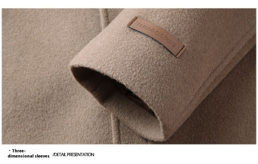 Abrigo de Lana Reversible con Capucha para Hombre - Invierno Premium - Image 16