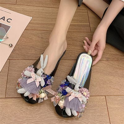 Pantuflas Tipo Muñeca con Brillantes y Boca de Pez - Image 16