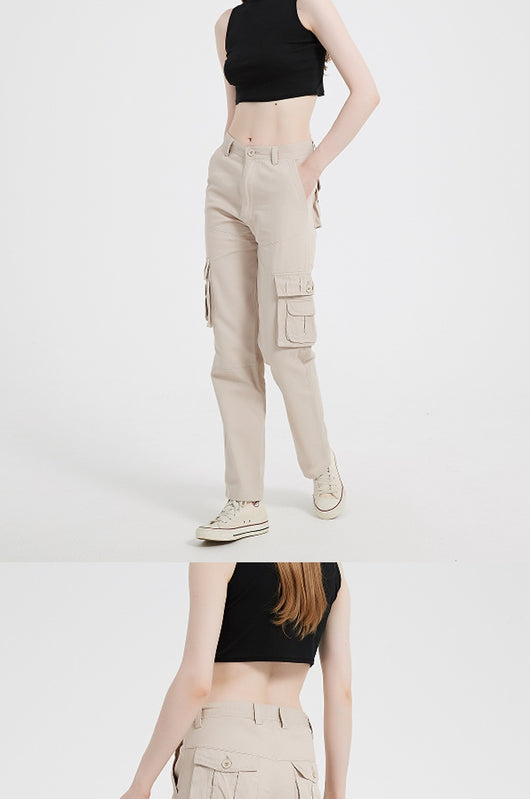 Pantalones Deportivos Talla Grande con Múltiples Bolsillos para Mujer - Image 20