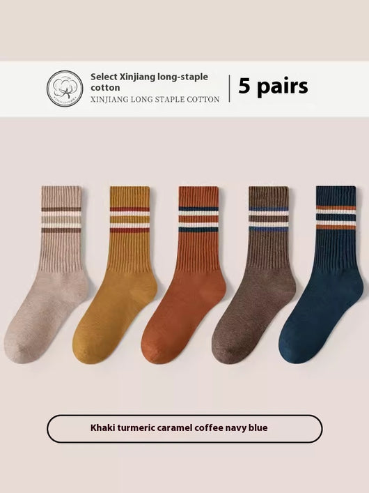 Calcetines Deportivos de Algodón Puro para Hombre - Talla Grande, Transpirables y Cómodos - Image 6
