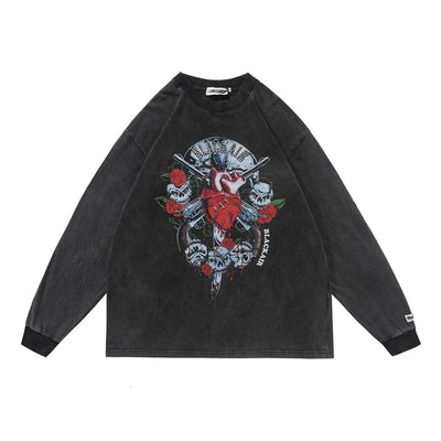 Playera Manga Larga Calavera Dark Demon para Hombre - Image 17