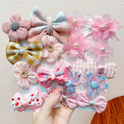 Clip de Cabello con Moño Floral para Niñas - Diseño Princesa Hada - Image 30