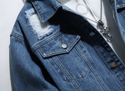 Chaqueta Denim Clásica para Hombre - Estilo Versátil - Image 7