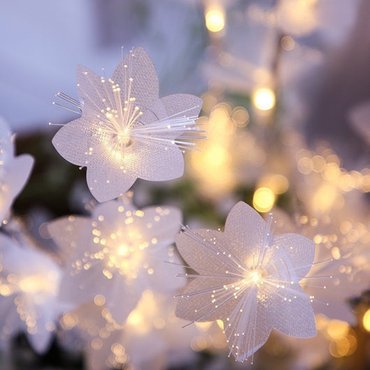 Guirnalda de Luces LED con Fibra Óptica Floral Intermitente para Bodas - Image 13