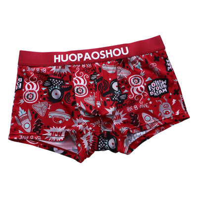 Calzoncillos Boxer Estampados de Seda Helada Transpirable - Image 5