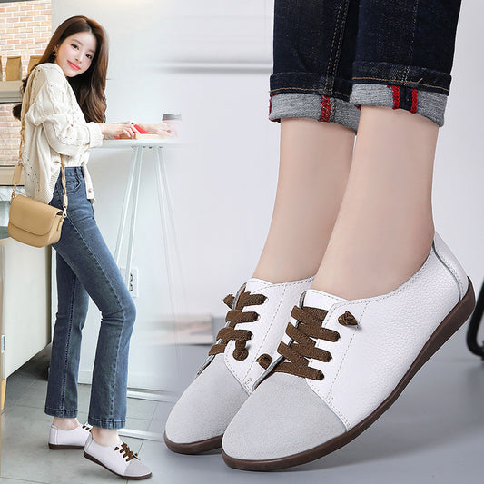 Zapatos Blancos Casuales para Mujer - Cómodos y Versátiles