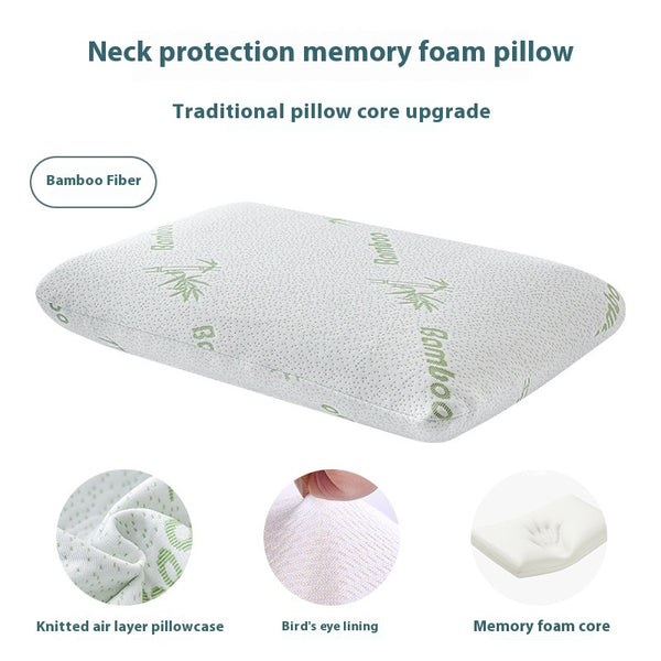 Almohada Cervical de Espuma Viscoelástica con Soporte Ergonómico