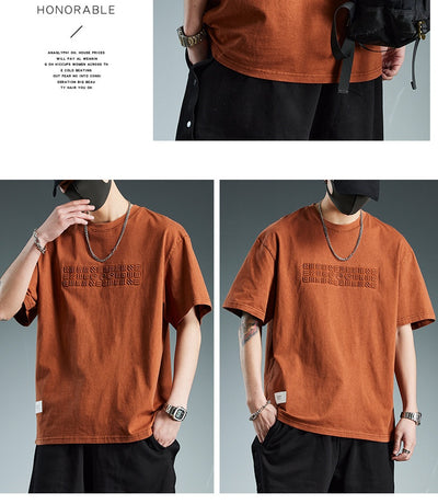 Playera Oversize Pesada de Manga Corta para Hombre - Image 17