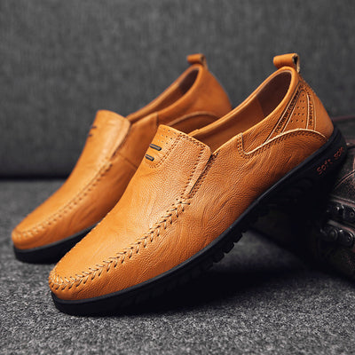 Zapatos de Cuero Casual Estilo Coreano para Hombre - Image 21