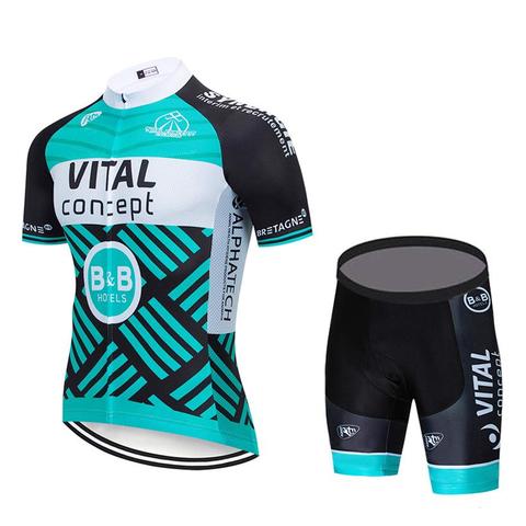 Conjunto de Pantalones Cortos Bib Vital Sports para Hombre en Negro - Image 5