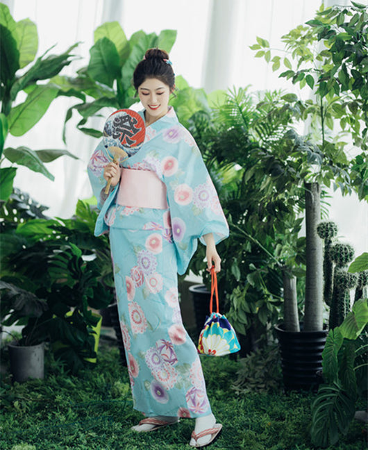 Kimono Formal Komon Japonés Tradicional para Mujer - Image 9