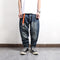 Jeans Rectos Hombre Lavado Verde Claro con Detalles de Tinta