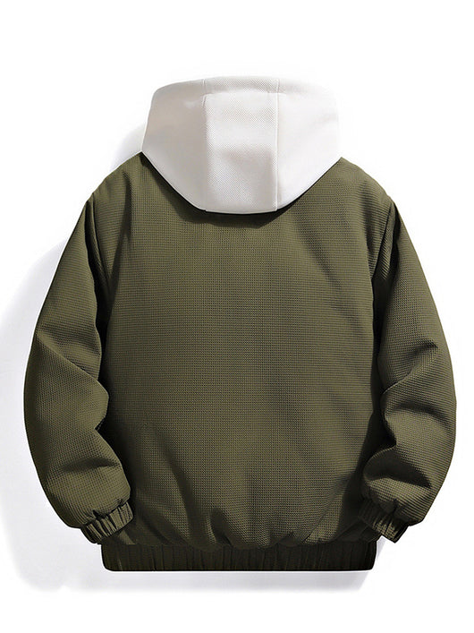 Chaqueta Acolchada Retro con Plumón Sintético Blanco - Image 13