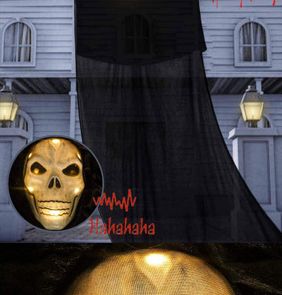 Fantasma Colgante Inteligente con Control de Voz, Iluminación LED y Efectos de Sonido - Image 12