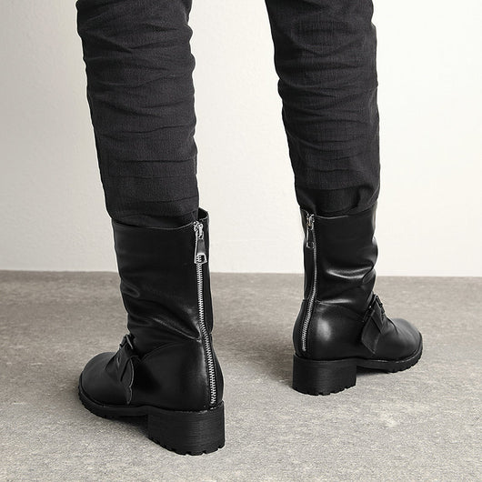 Zapatos Punk Mujer Otoño Invierno Estilo Británico Tendencia - Image 9
