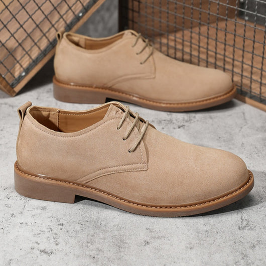 Botas Martin de Cuero Ante Retro Británico para Hombre - Zapatos de Trabajo Exterior - Image 9