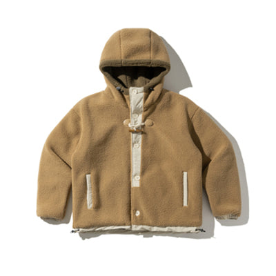 Abrigo Acolchado Retro Japonés con Botones de Cuerno para Hombre y Mujer - Image 4