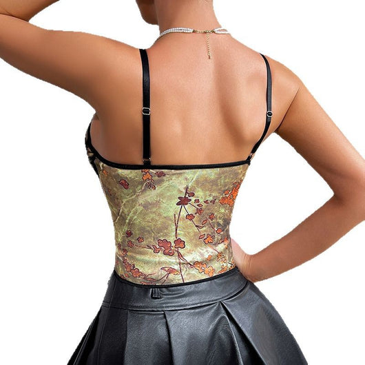 Top Corset Escotado con Tirantes Ajustables y Varillas de Soporte - Image 5