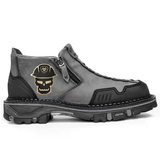 Botas Cortas Calavera Estilo Europeo y Americano para Hombre - Image 11