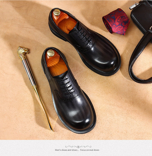 Zapatos Oxford de Cuero Premium para Hombre - Comodidad y Elegancia Ejecutiva - Image 12