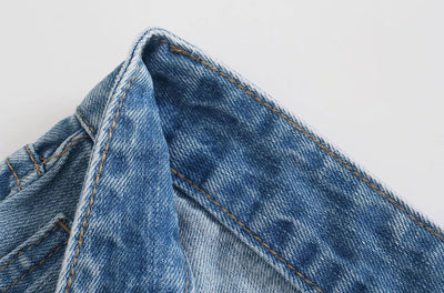 Shorts de Mezclilla Rotos Cintura Alta para Mujer - Image 15