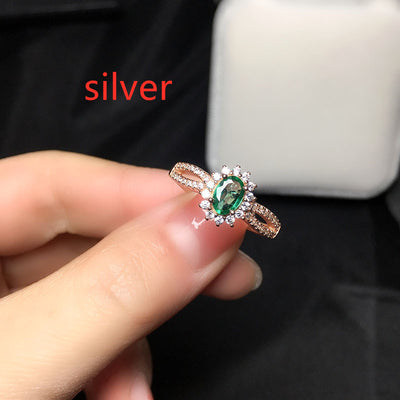 Anillo de Esmeralda Natural para Mujer - Elegancia y Personalidad - Image 6