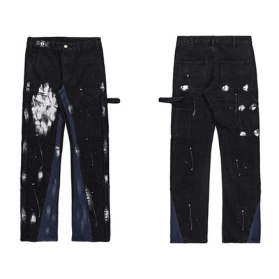 Jeans Rectos Tide Splash Ink de Corte Urbano - Image 6