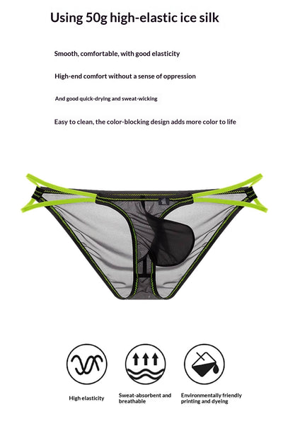 Calzoncillos Hombre Ultra Finos Ice-Silk con Cintura Reductora - Image 12