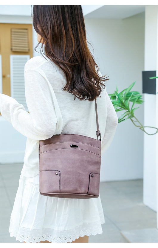 Bolso Bandolera Retro Multicapa PU - Diseño Minimalista de Alto Nivel - Image 33