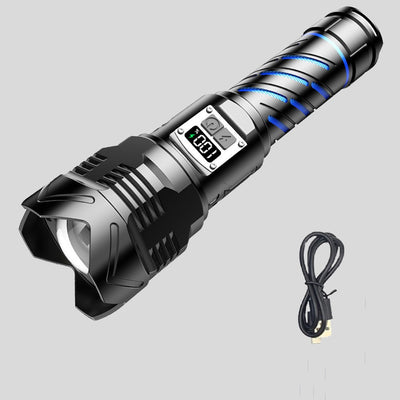 Linterna LED Zoom con Pantalla Digital de Aleación de Aluminio - Image 10