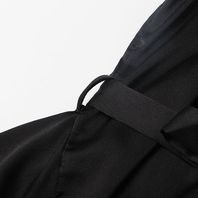 Blusa Ejecutiva de Cuello Mao con Detalles en Contraste - Image 13